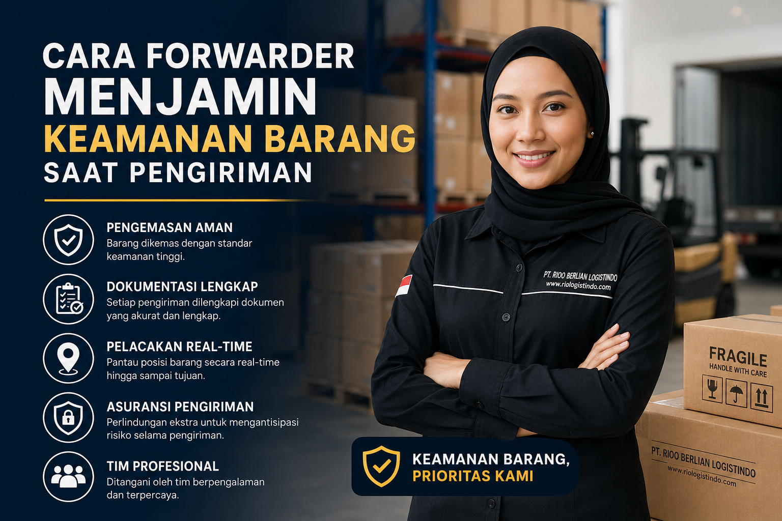 Cara Forwarder Menjamin Keamanan Barang Saat Pengiriman