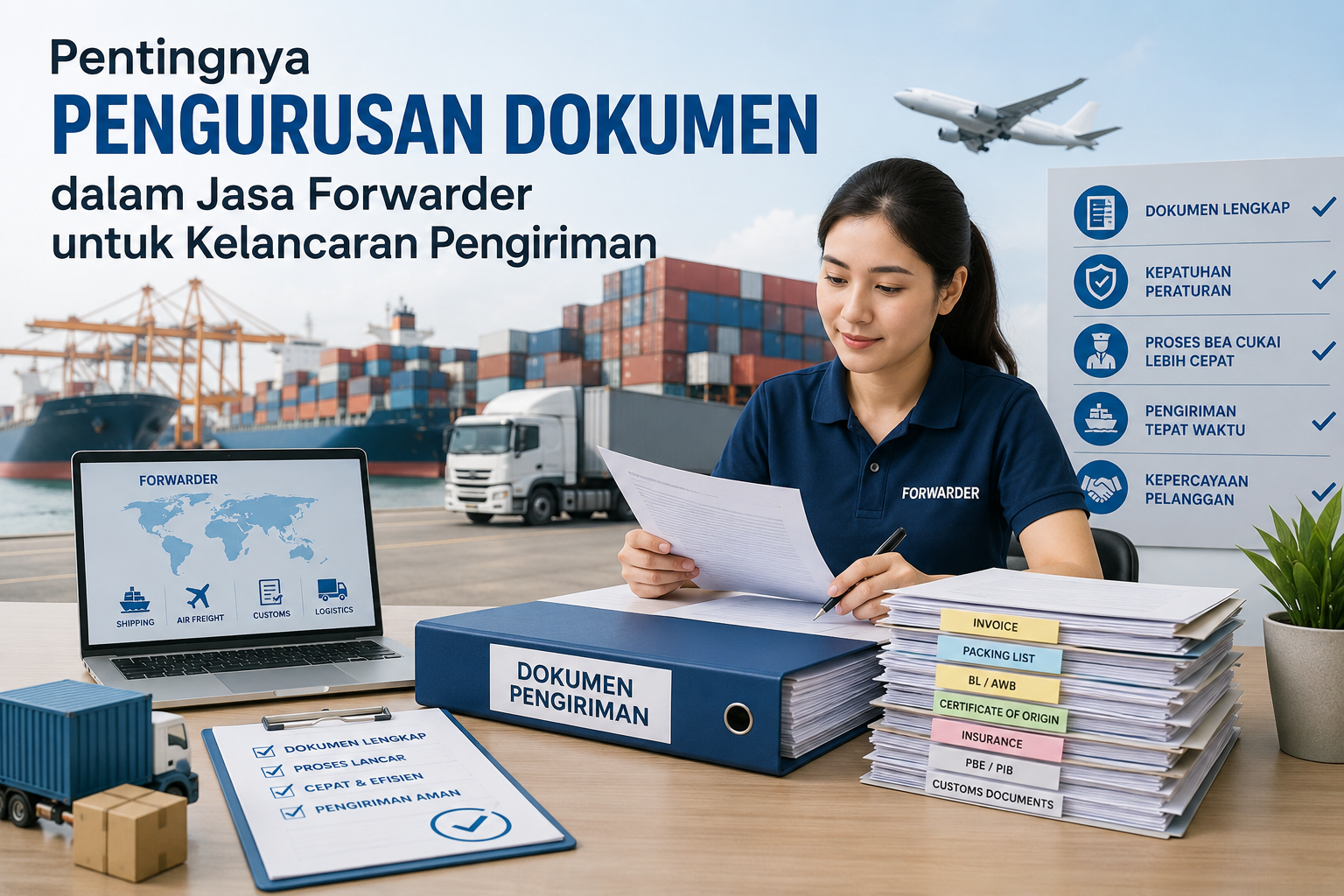 Pentingnya Pengurusan Dokumen dalam Jasa Forwarder untuk Kelancaran Pengiriman
