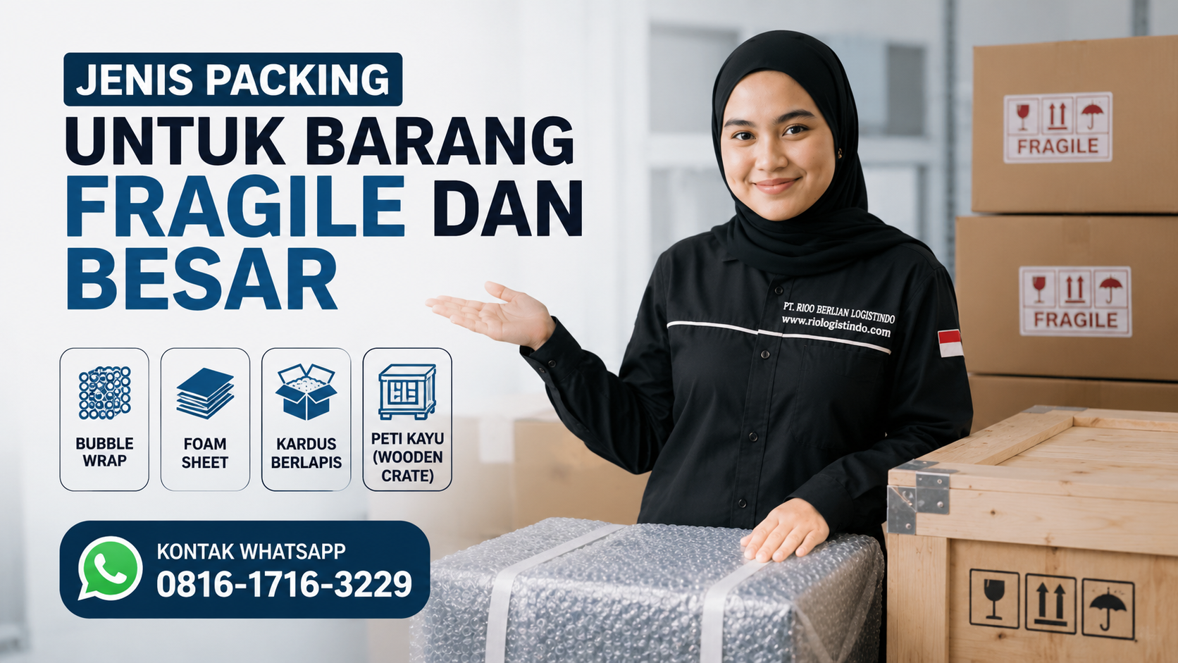 Jenis Packing untuk Barang Fragile dan Besar