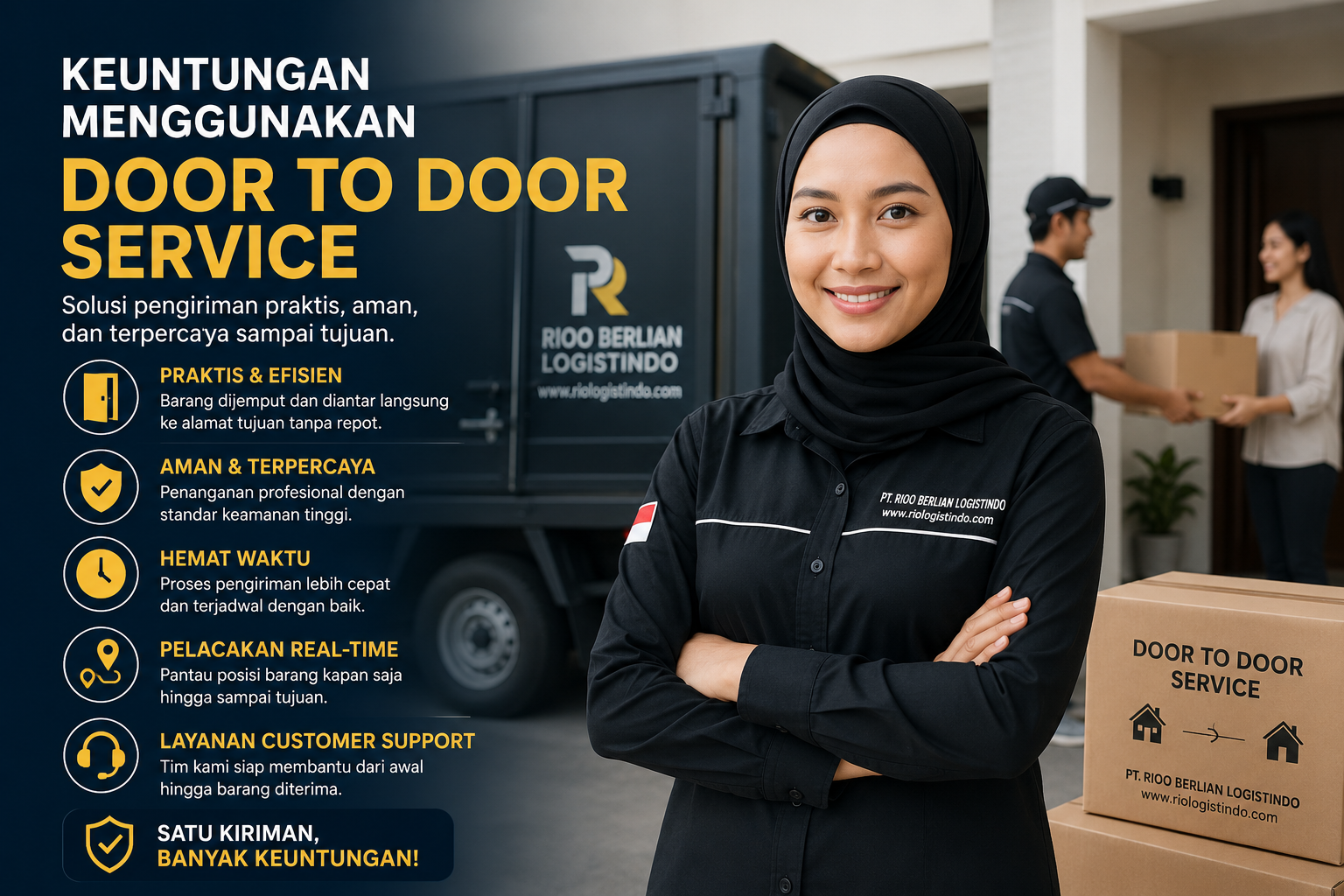 Keuntungan Menggunakan Door to Door Service