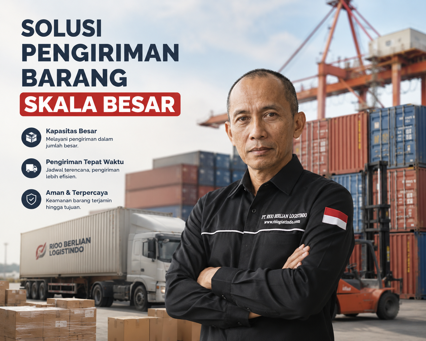 Solusi Pengiriman Barang Skala Besar