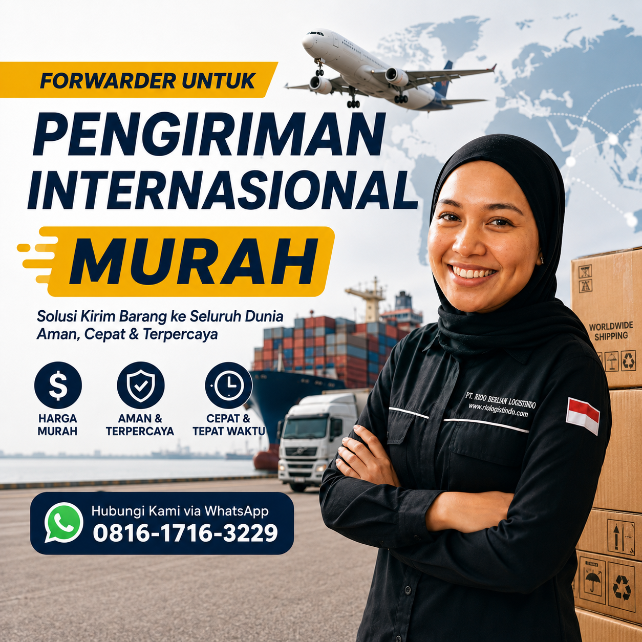 Forwarder Pengiriman Internasional Murah untuk bisnis ekspor impor