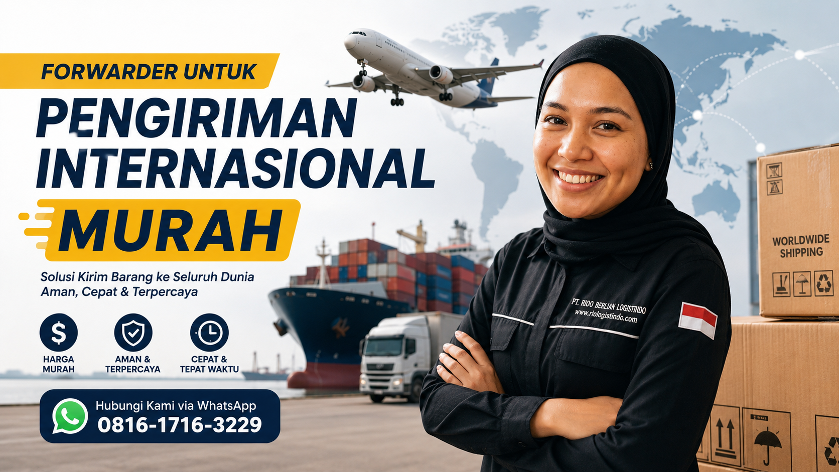Layanan Forwarder Pengiriman Internasional Murah dan aman
