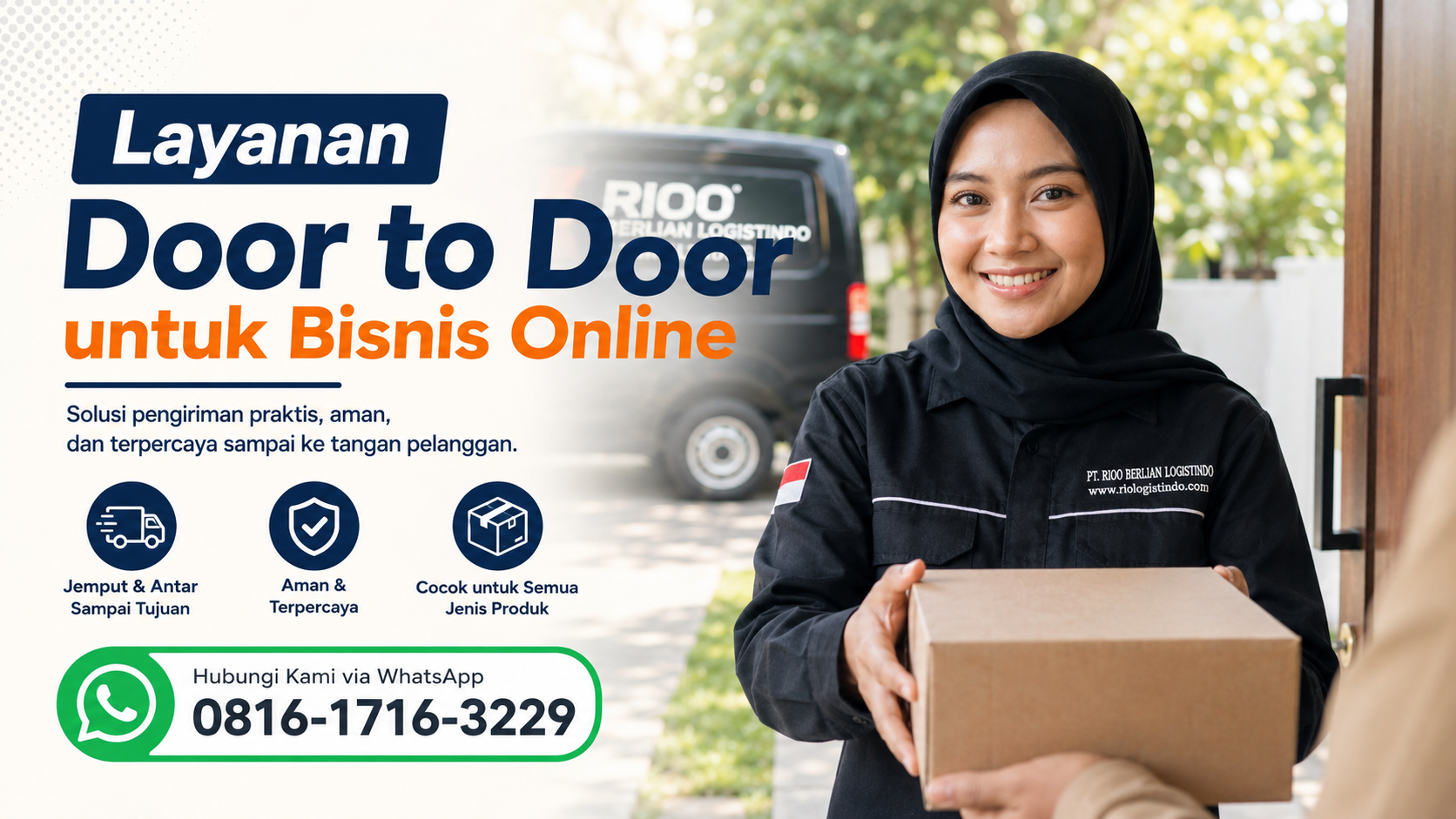 Proses pengiriman menggunakan Layanan Door to Door