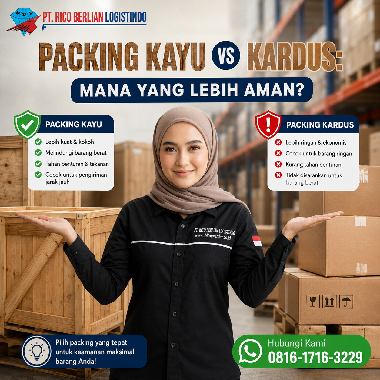 Packing Kayu vs Kardus Mana yang Lebih Aman