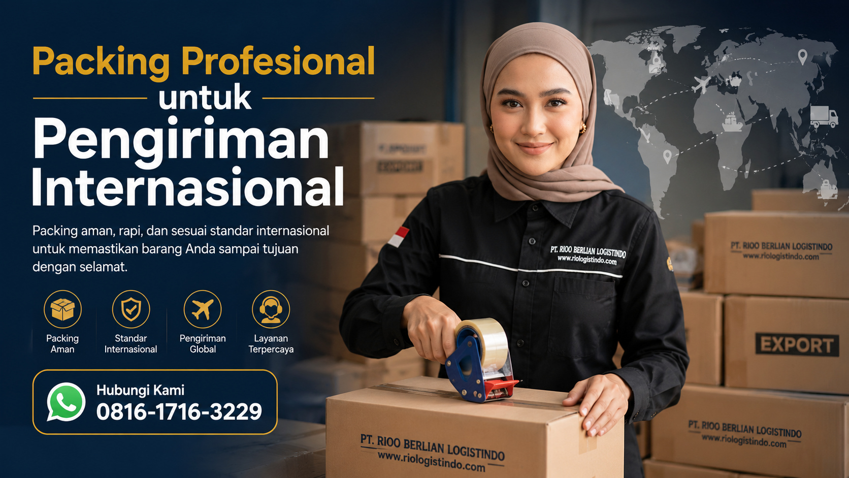 Packing Profesional untuk Pengiriman Internasional