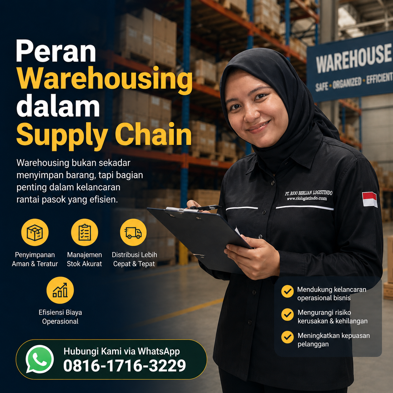 Warehousing dalam Supply Chain untuk manajemen logistik modern