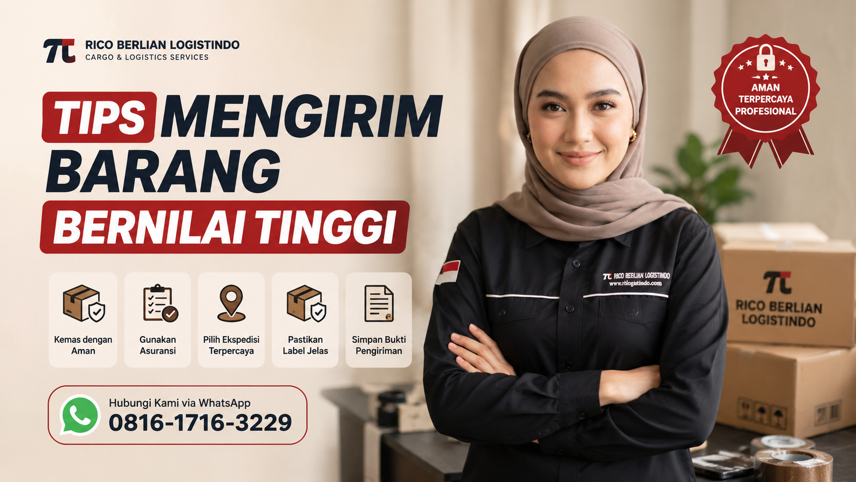 Packing aman untuk Mengirim Barang Bernilai Tinggi