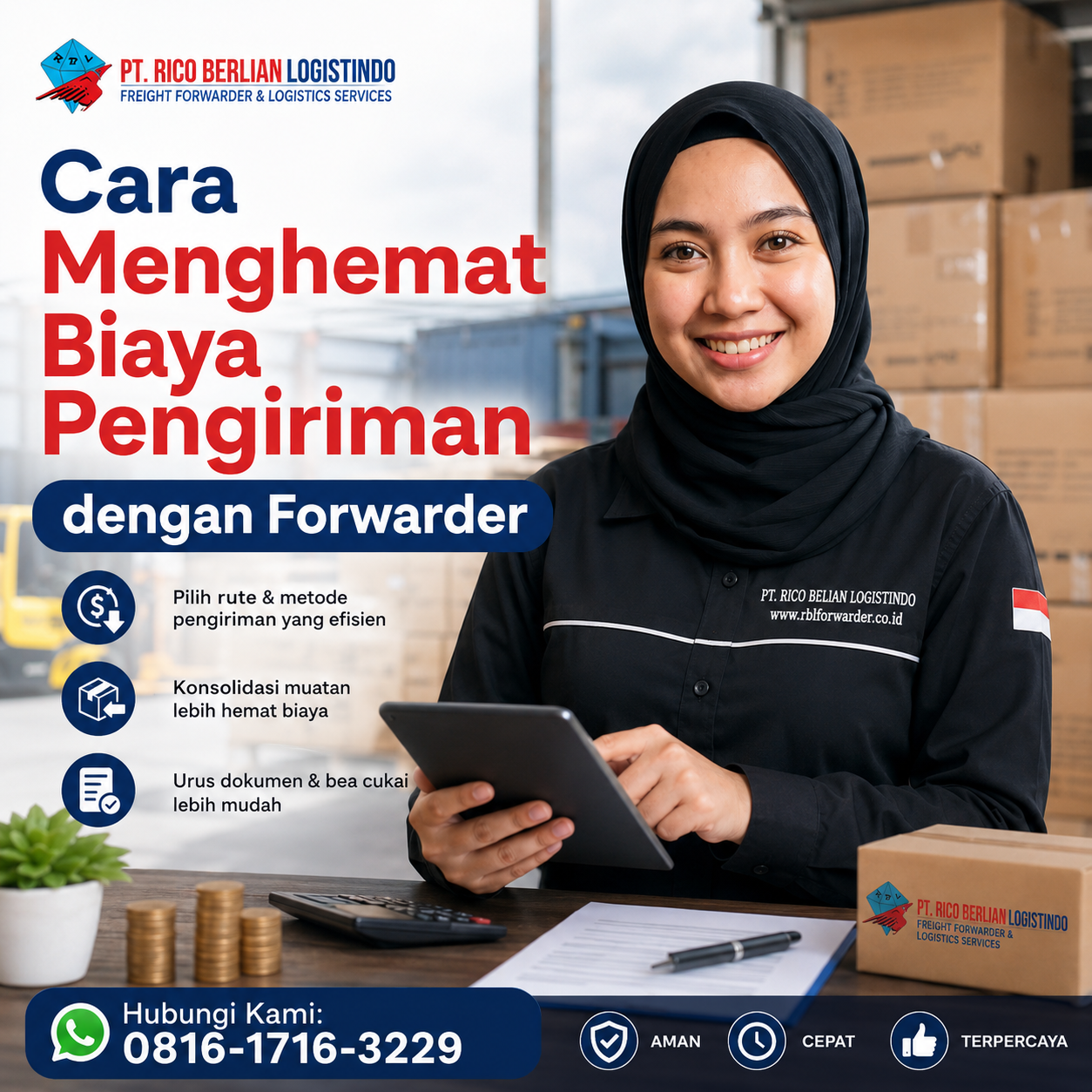 Cara menghemat biaya pengiriman dengan forwarder untuk bisnis online