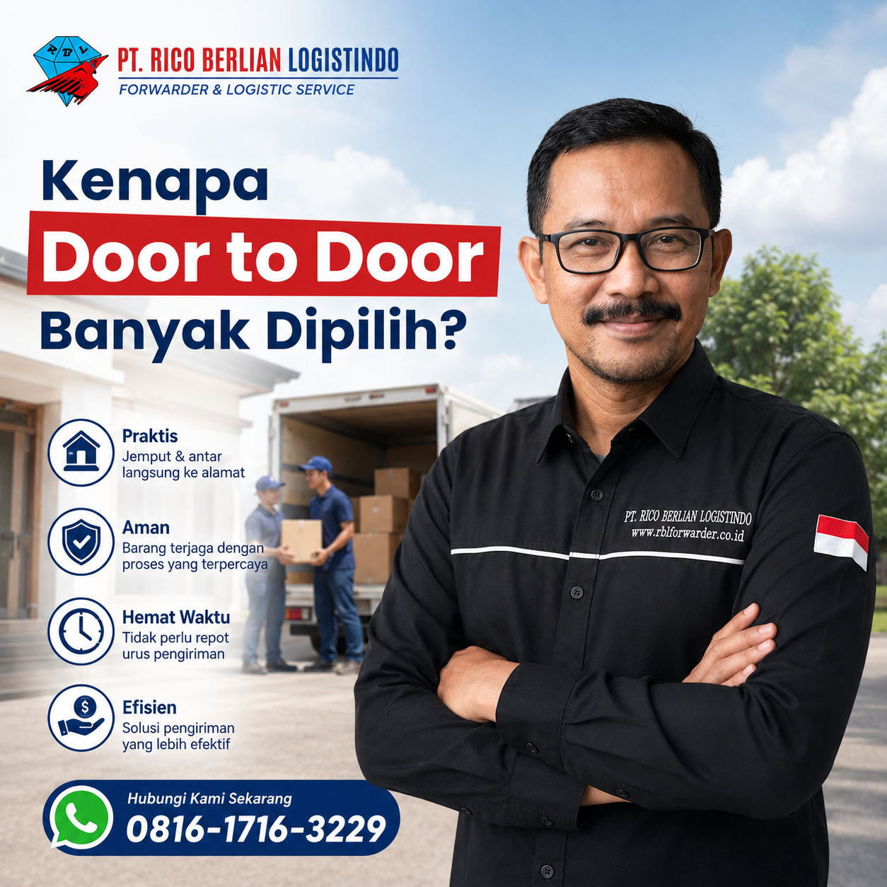 Door to Door untuk pengiriman barang internasional