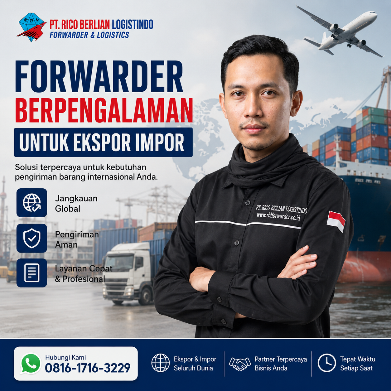 Forwarder Berpengalaman untuk layanan ekspor impor internasional