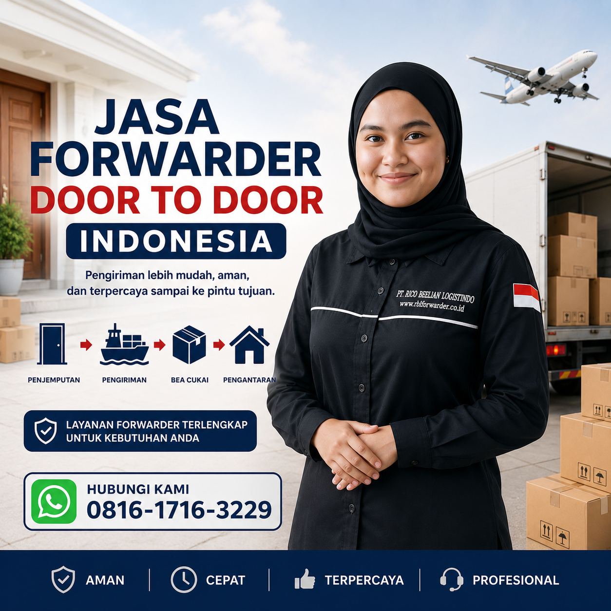 Layanan Jasa Forwarder Door to Door Indonesia untuk pengiriman domestik dan internasional