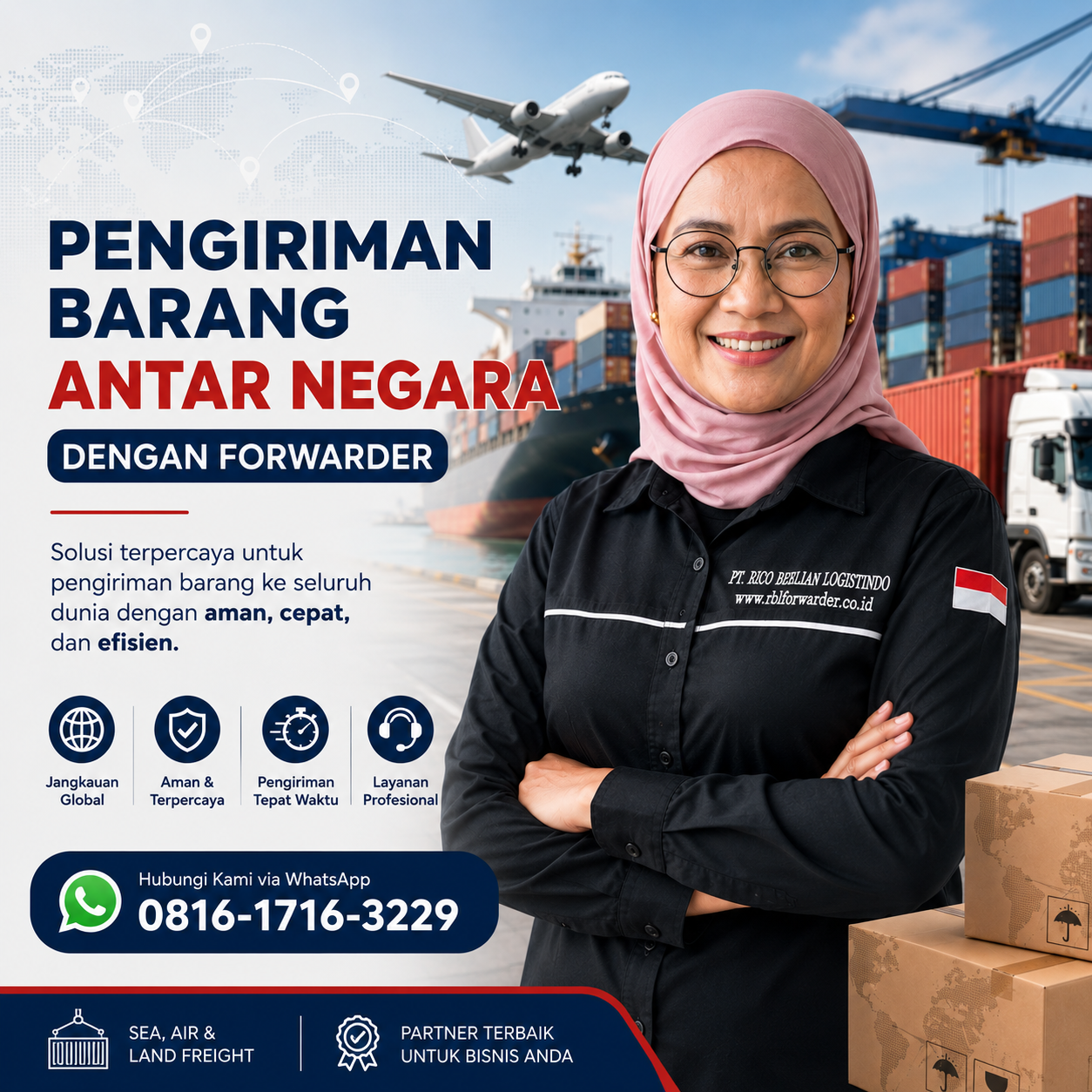 Forwarder membantu proses Pengiriman Barang Antar Negara secara efisien