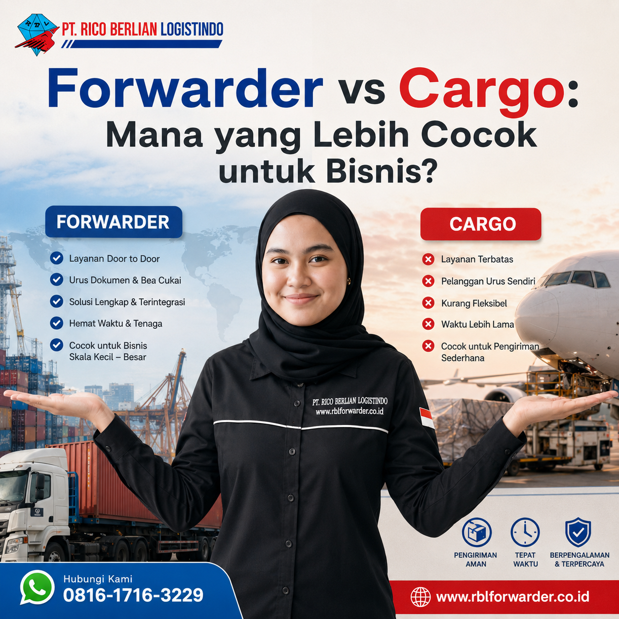 Perbandingan Forwarder vs Cargo untuk kebutuhan bisnis
