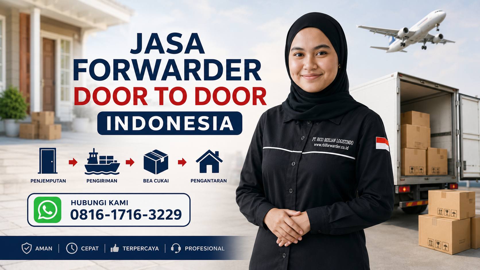 Jasa Forwarder Door to Door untuk pengiriman barang dari alamat pengirim ke penerima