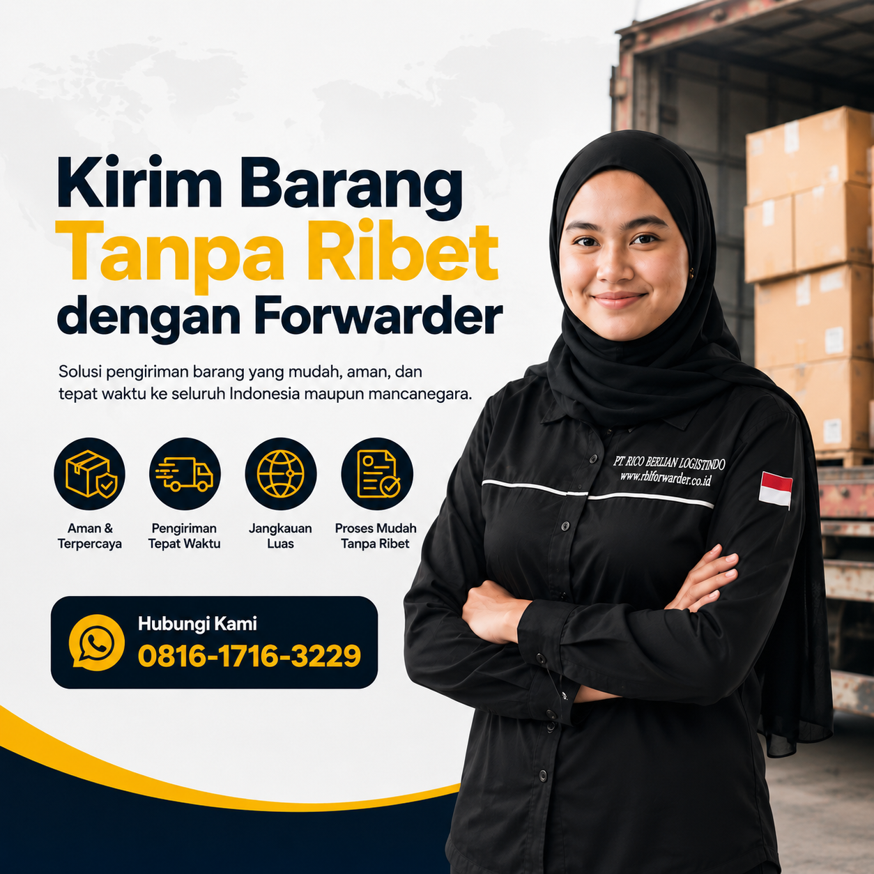 Kirim Barang dengan Forwarder menggunakan layanan logistik profesional