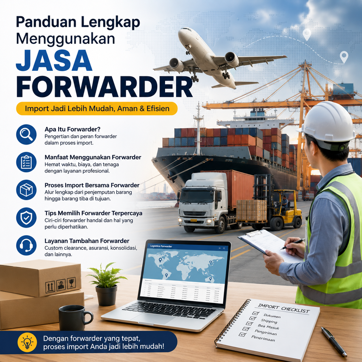 Panduan lengkap menggunakan jasa forwarder untuk pengiriman barang