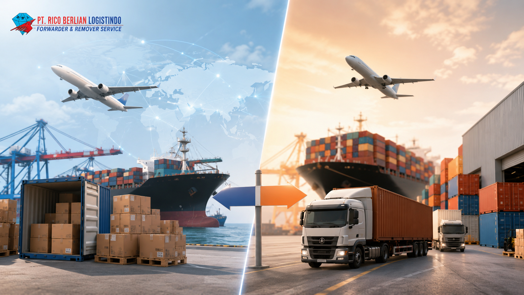 Forwarder vs Cargo dalam layanan logistik modern