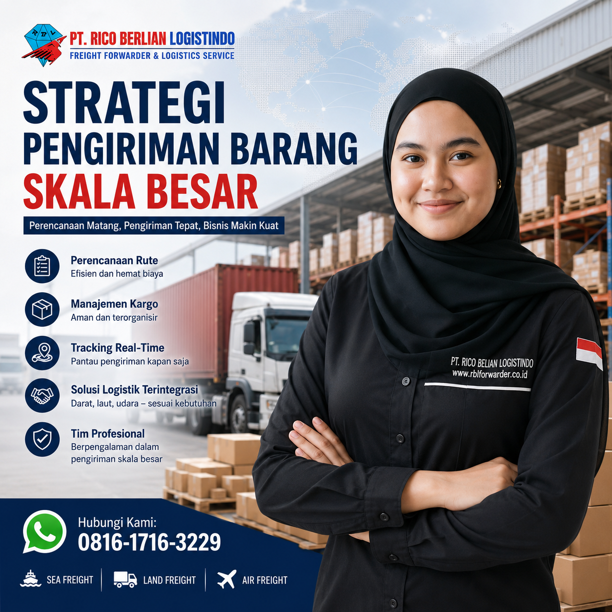 Strategi Pengiriman Barang Skala Besar untuk bisnis