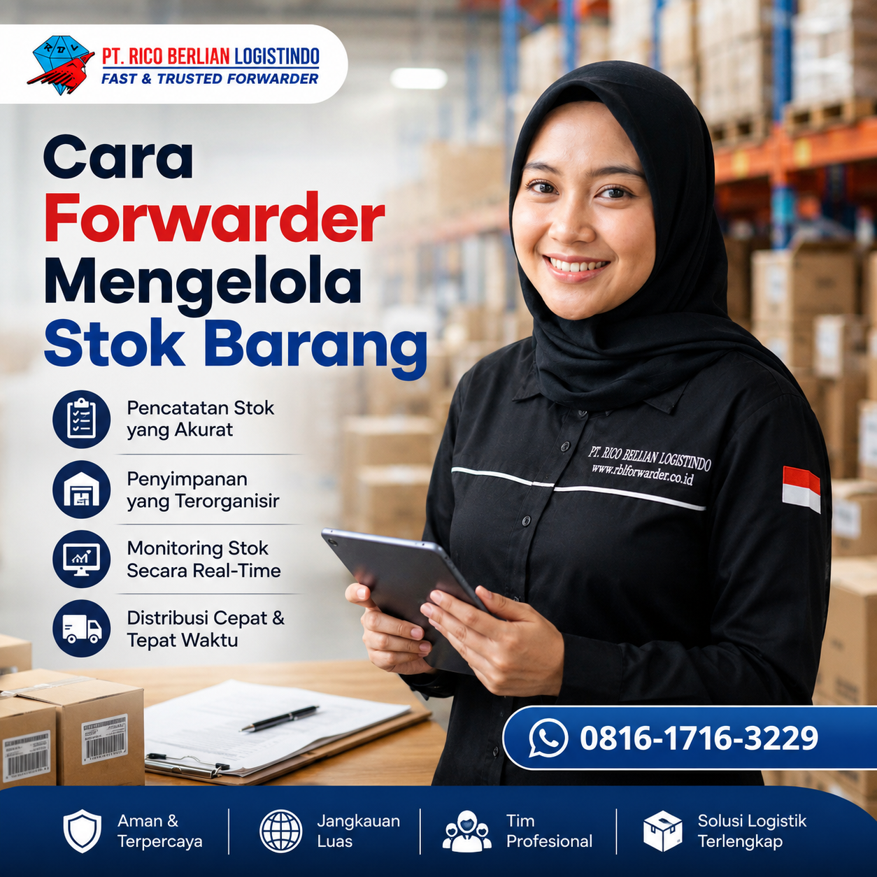 Cara Forwarder Mengelola Stok Barang di Gudang Modern