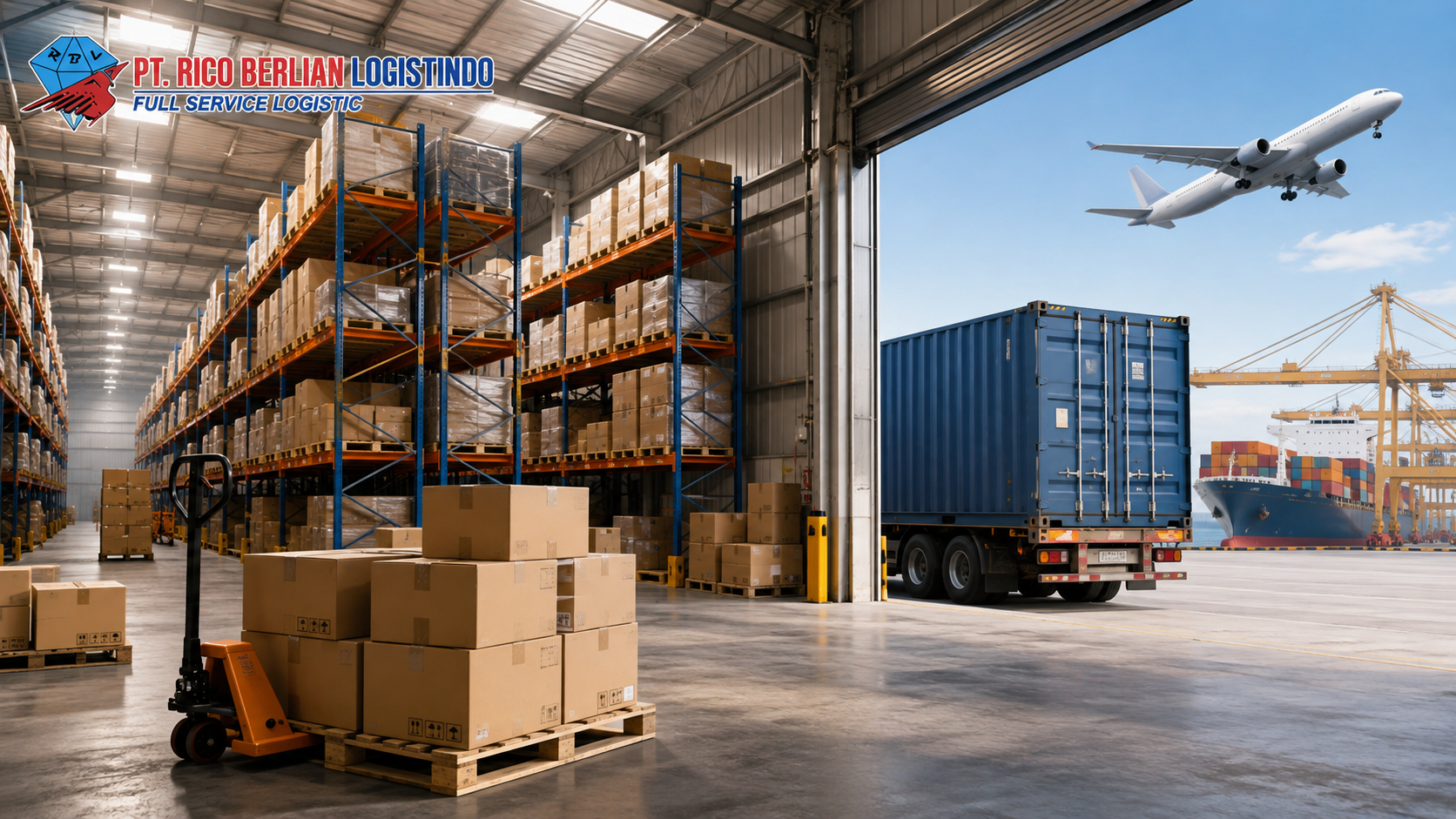 Gudang dalam distribusi logistik dan penyimpanan barang