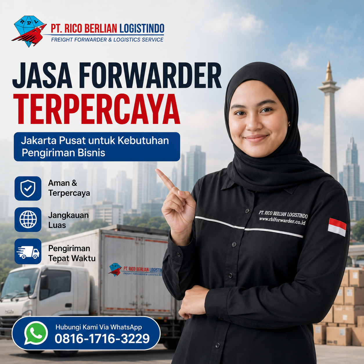 jasa forwarder terpercaya Jakarta Pusat untuk kebutuhan pengiriman bisnis