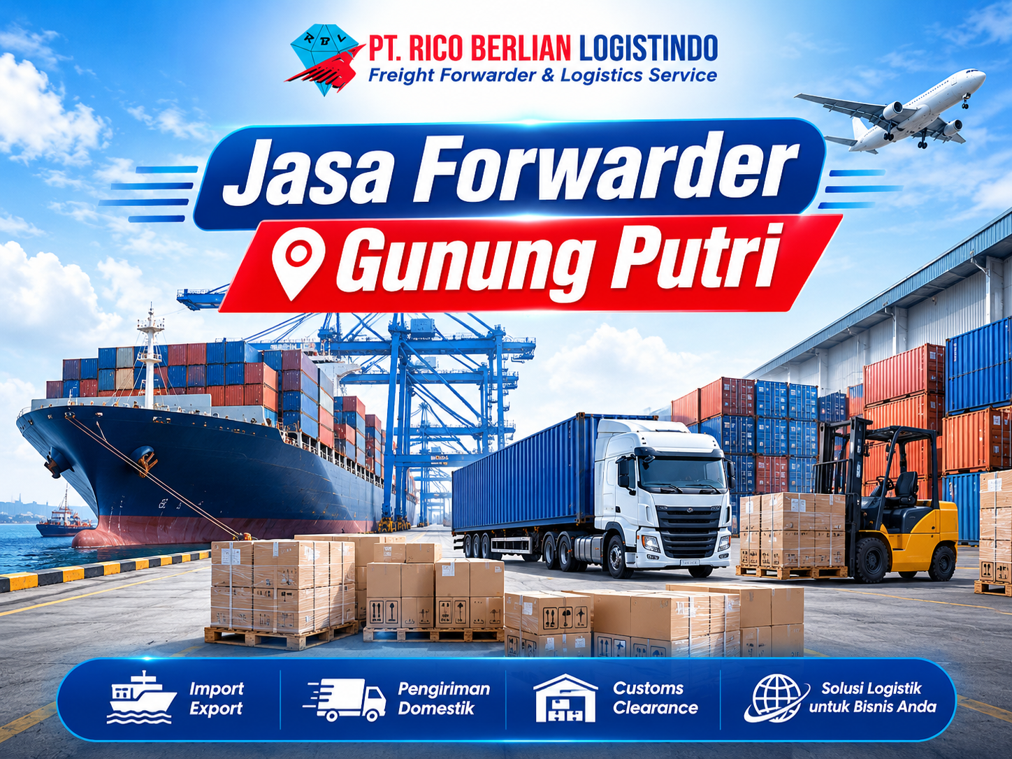 jasa forwarder untuk bisnis di Gunung Putri