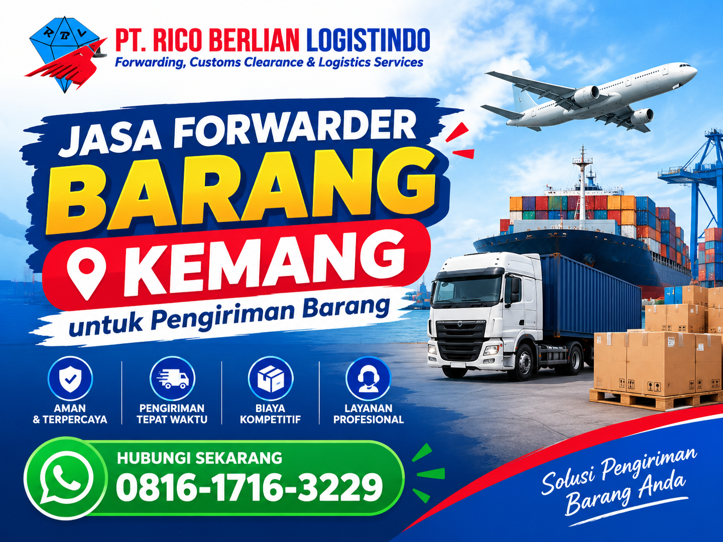 jasa forwarder barang Kemang untuk pengiriman barang