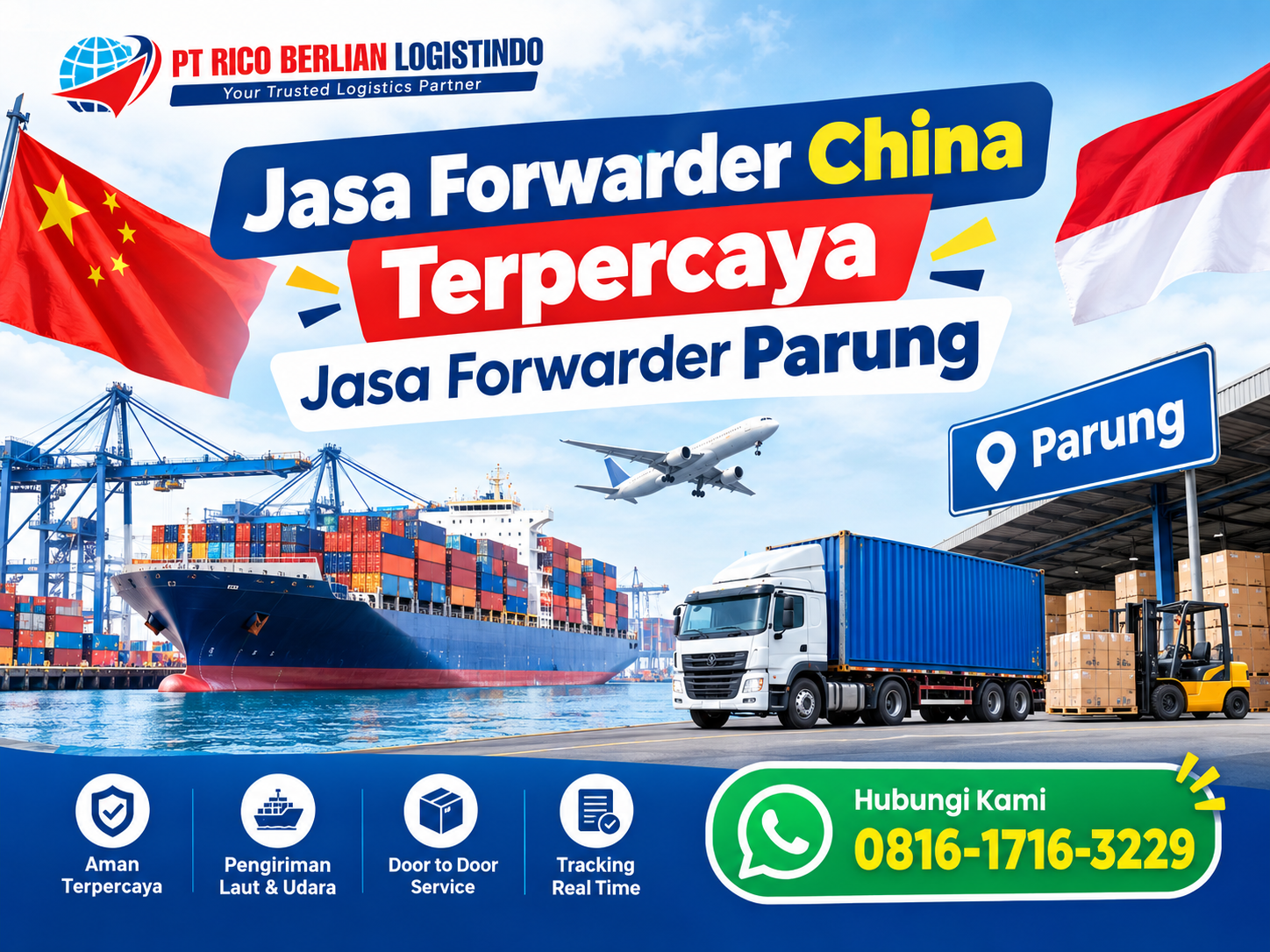Jasa Forwarder China Terpercaya Parung untuk pengiriman barang impor