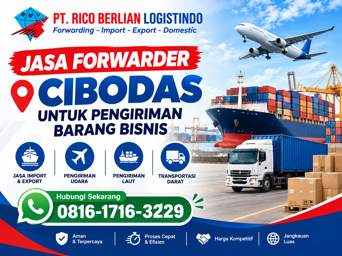 jasa forwarder Cibodas untuk pengiriman barang bisnis